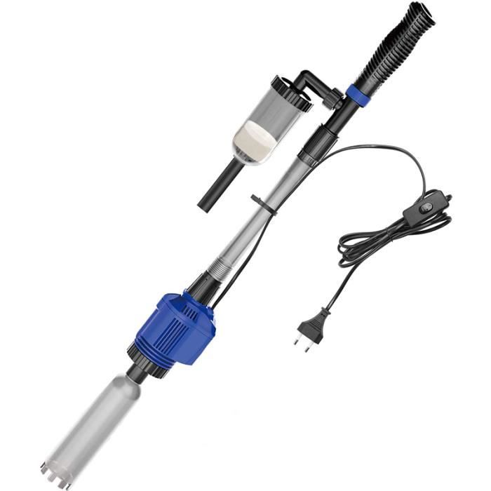 Comparer les prix de 3 en 1 Aspirateur Automatique pour Aquarium, Nettoyeur de Gravier avec Éponge Filtrante, Aspirateur de Gravier Électrique Convient