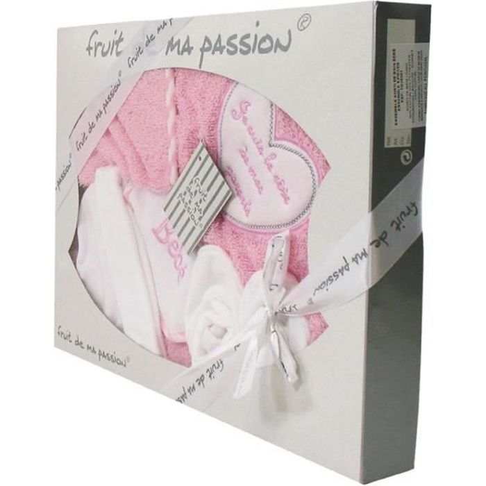 Coffret Sortie de bain rose - Je suis le rêve de mes parents