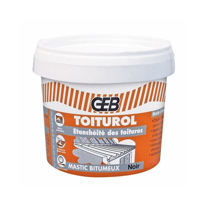 Pâte bitumeuse étanche Toiturol 400g