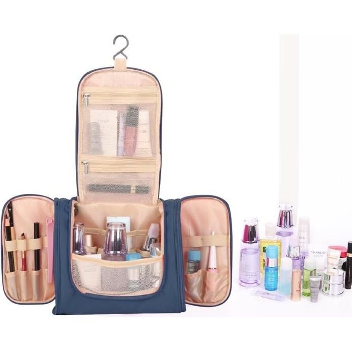 Trousse De Toilette Voyage Femme 27x20 Cm - Sac Organisateur Cosmétique