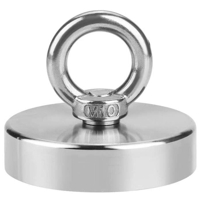Aimant De Pêche En Néodyme Super Puissant D25 ~ D60 Mm N52 Aimant De