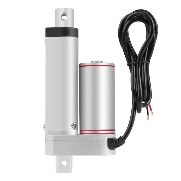 Support pour machines automatisées 200mm Three T Actionneur linéaire électrique DC 12V Force 900N Course 50mm-450mm Actionneur linéaire Ascenseur Moteur électrique