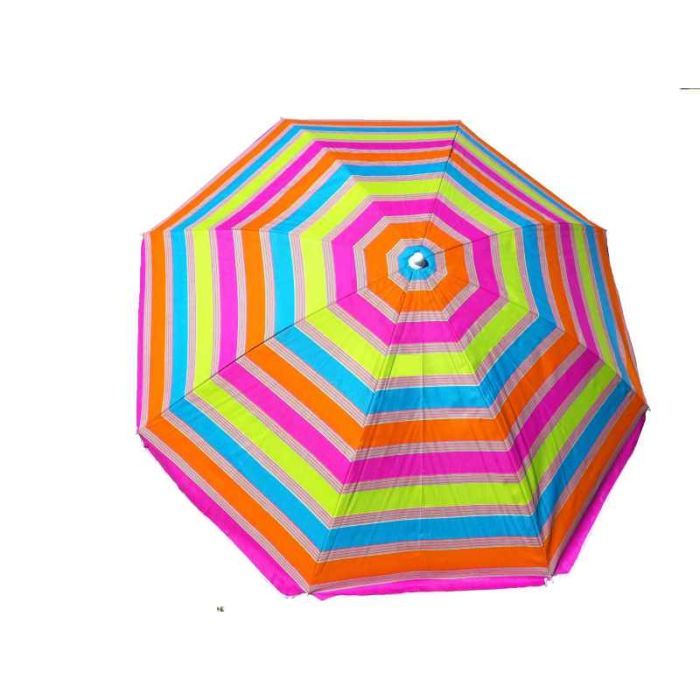 Parasol rayé de 140cm de diamètre, anti UV Achat / Vente parasol