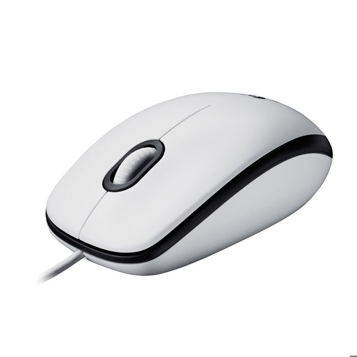 Souris – LOGITECH – M100 – Blanc – USB – Ambidextre – 1000 PPP