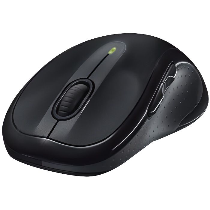 LOGITECH Souris Laser M510 - Fréquence radio - USB - 5 Boutons - Noir - Sans fil - Roulette inclinable - Symétrique