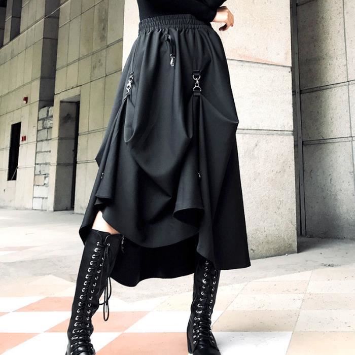 Jupe midi matelassée Noir Moncler - Femme