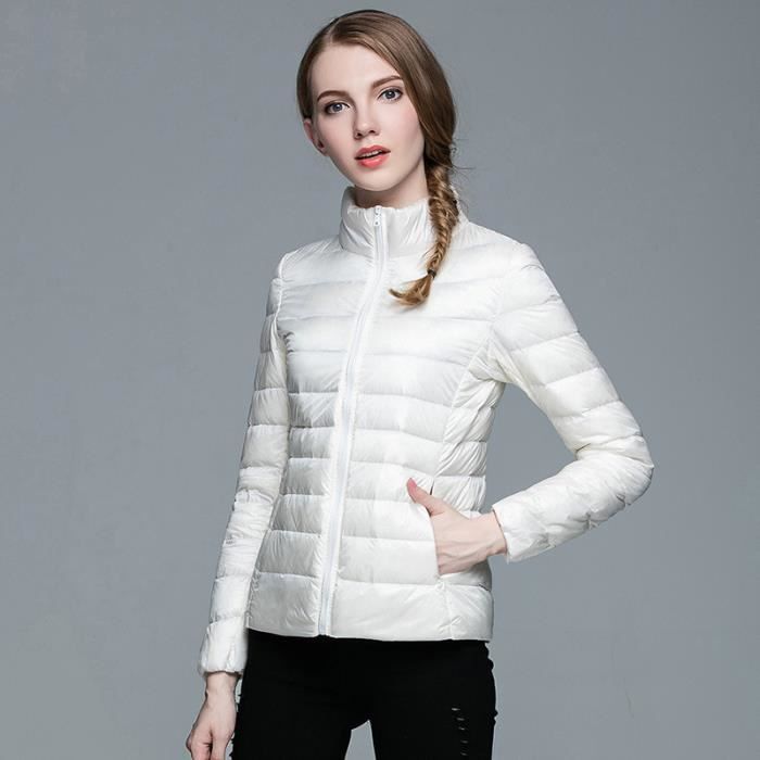 Doudoune Legere Blanc Femme
