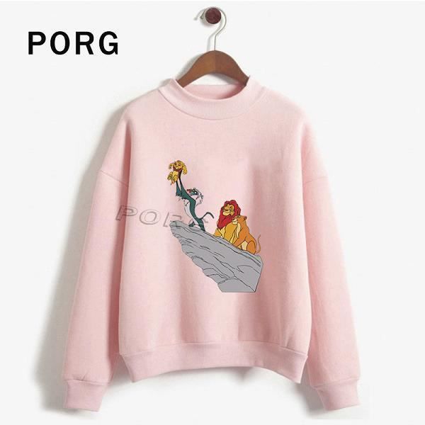 Pull capuche HAKUNA MATATA Ullzang Lion Simba sweat femmes
