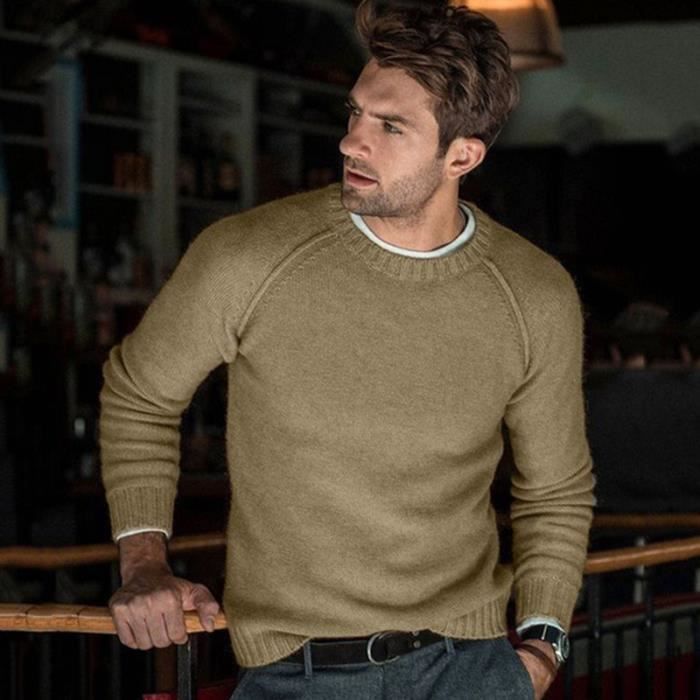 Pull beige homme shop
