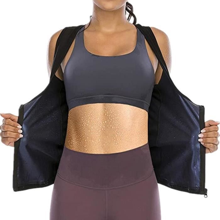 10€ sur T-shirt de sudation minceur Femme Veofit - taille M - Hauts,  T-shirts et débardeurs de sport - Achat & prix