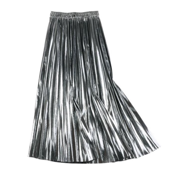 Jupe plissée metallic outlet