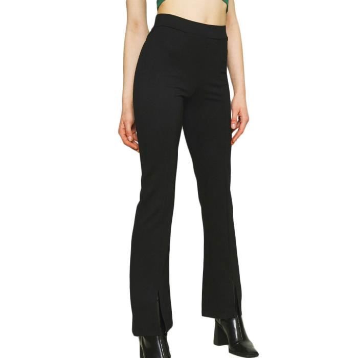 Pantalon noir discount évasé femme