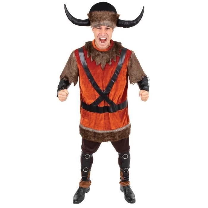 Déguisement Viking adulte homme - PTIT CLOWN - Taille L-XL - Marron et  orange - Cdiscount Jeux - Jouets