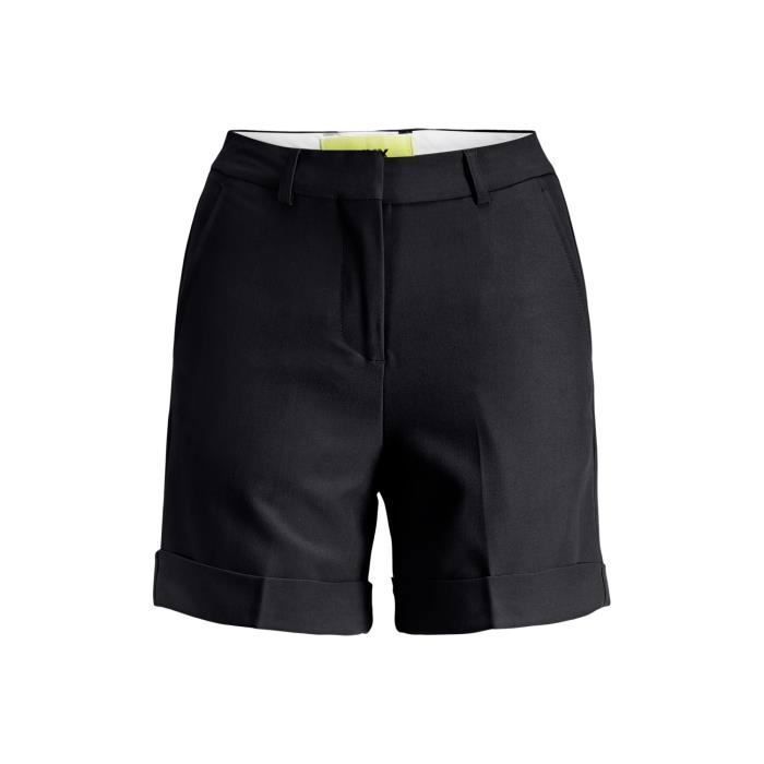 Short cycliste femme JJXX Jxmary - noir - M - tissé uni - 81% Polyester recyclé, 15% Viscose, 4% Elasthanne