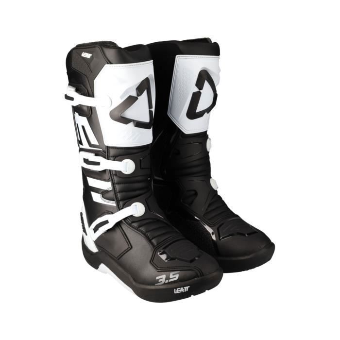 Bottes moto cross enfant Leatt 3.5 - noir/blanc - 38