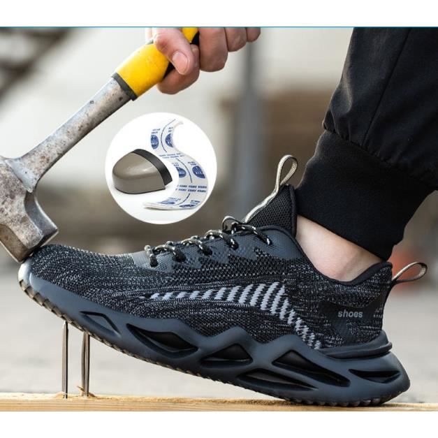 Chaussures De Sécurité Femme/homme - Anti-perforation, Confort Printemps/automne - Travail, Soudage, Chantier