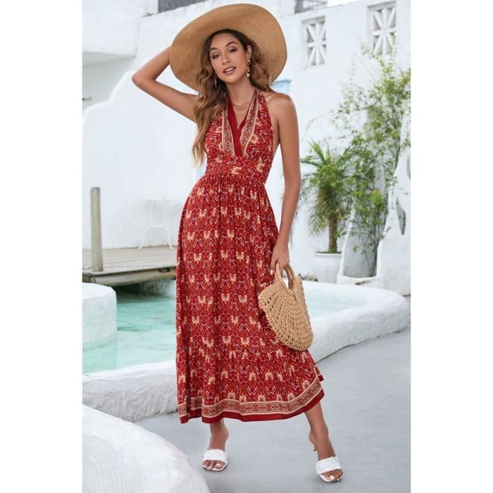 Robe best sale longue ouverte
