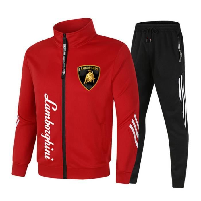 Jogging LAMBORGHINI Surv tement Homme 2 Pi ces Fashion Col montant
