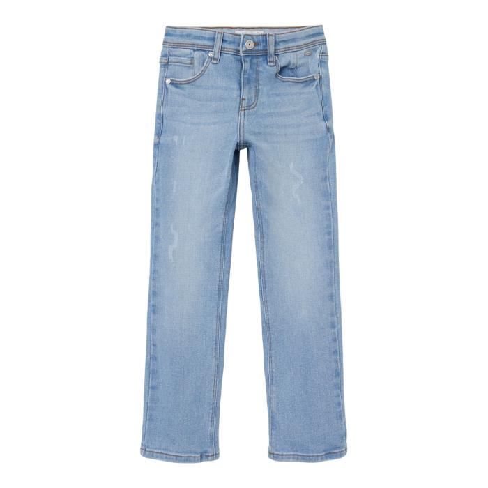 Jean Droit Next Pour Garçon 11 Ans - Taille 28, Jambe 26, Délavé Bleu Foncé, Occasion Très Bon état