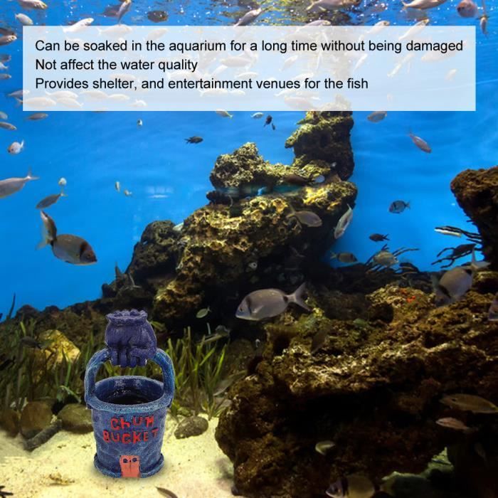 Statue Décorative En Résine Pour Aquarium Motif Rocailles[839