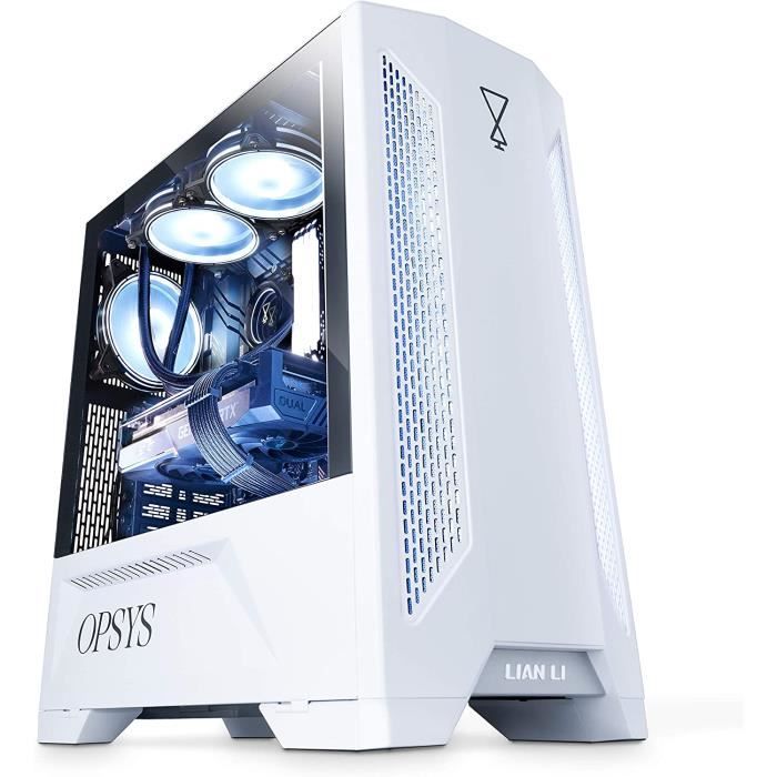 Opsys gallantis lite i1 blanc pc gamer tour amd ryzen 5 5500 geforce
