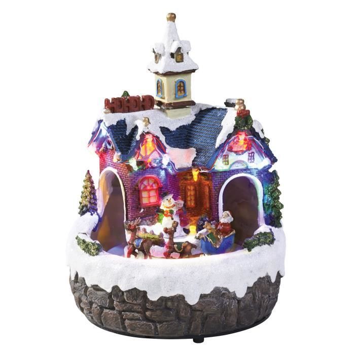 Maison de noël animée - Cdiscount Jeux - Jouets