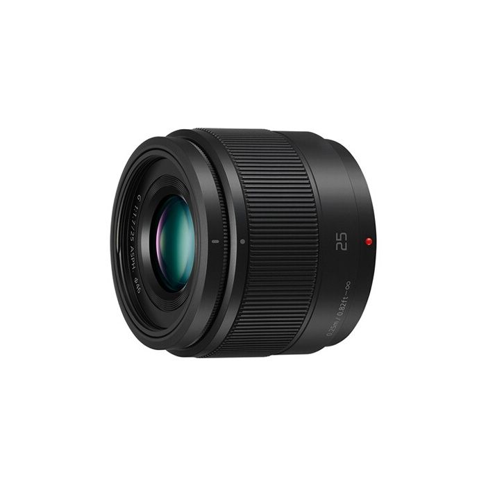 Panasonic Lumix 25mm F1.7  Objectif à focale fixe H-H025E-K Noir - Micro 4/3
