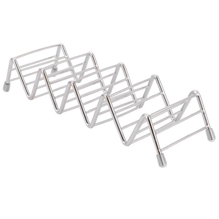 Support pour taco - Support pour tacos en acier inoxydable - Outil de