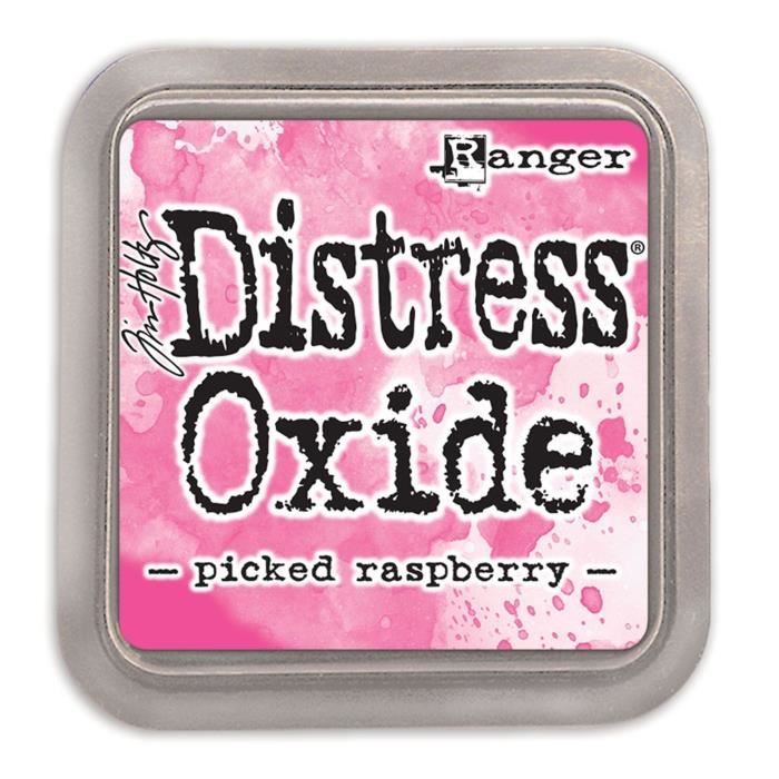 Encreur Distress Oxide de Ranger - Ranger distress oxides:Picked Raspberry
