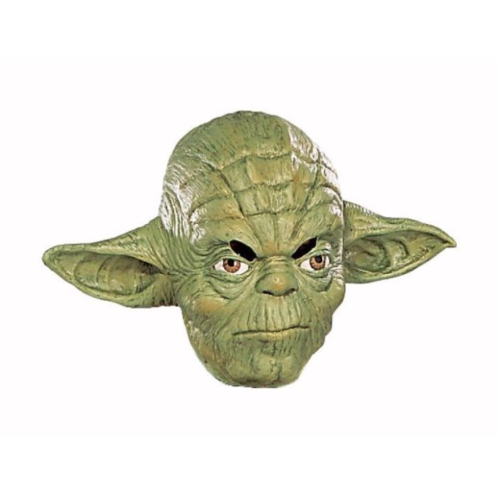 Masque vinyle Yoda 3/4 - Star Wars - Rubies - Homme - Adulte