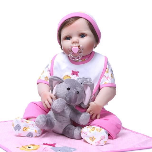 Poupon Poupée bébé 12 pouces intéractive silicone Doll nouveau-né enfant  Mignonne Jouet playmate Cadeau-A2 - Cdiscount Jeux - Jouets