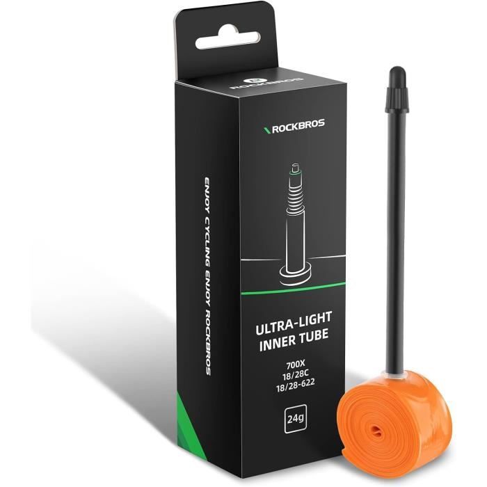 Chambre à Air TPU Ultralégère 700c Presta 45/65mm - Pour Vélo De Route, Couleur Violette, Type RideNow/Tubolito