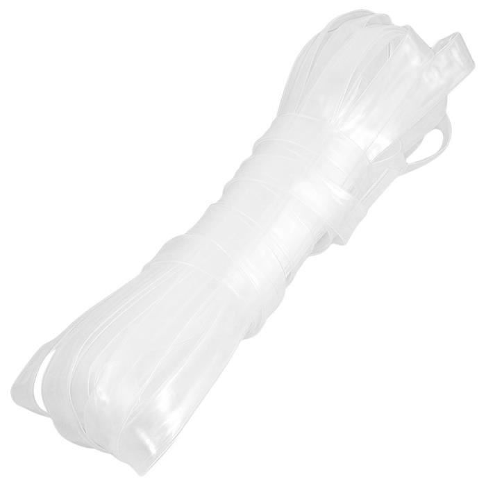 Gaine Thermorétractable Transparente 7 Mm - 10 M, Taux 2:1, Pour Isolation Et Protection De Câbles - 8