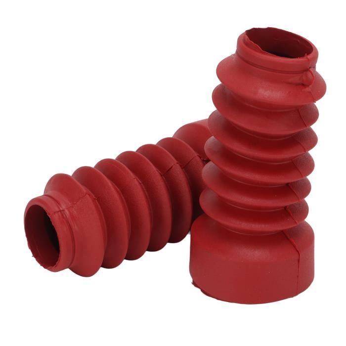 Soufflet De Fourche Moto - Caoutchouc, Anti-Poussière, Étanche, 2 Pièces
