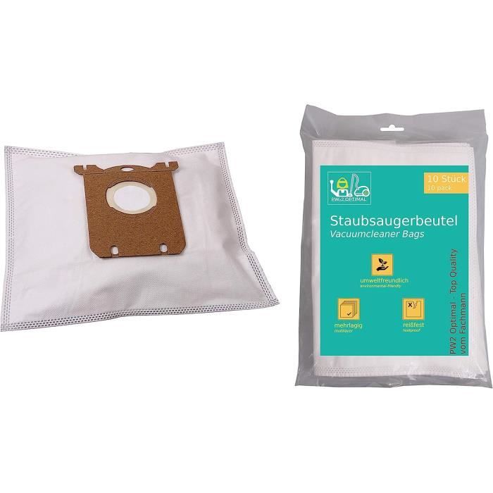 10 Sacs Aspirateur Compatible Pour Electrolux Ultraone 2200W Silent Air Technology Ii Avec Microfiltre Ii Adaptateur Optimis H5744