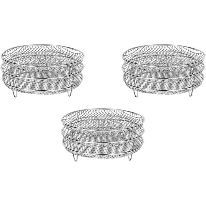 Support Déshydrateur 5 Niveaux Acier Inox 304 – Compatible Ninja Foodi 6.5L & 8L