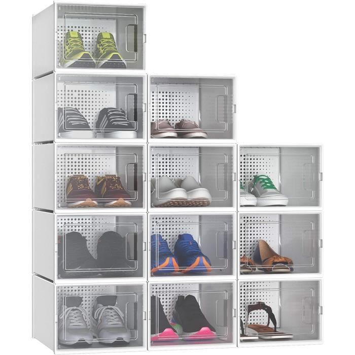 Boîte de rangement multifonctionnelle avec couvercle, boîte à