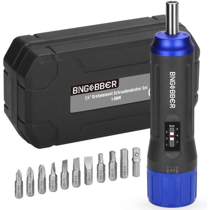 Clé Tournevis Dynamométrique 1-6 Nm Jeu De Clés Dynamométriques Pour La ...