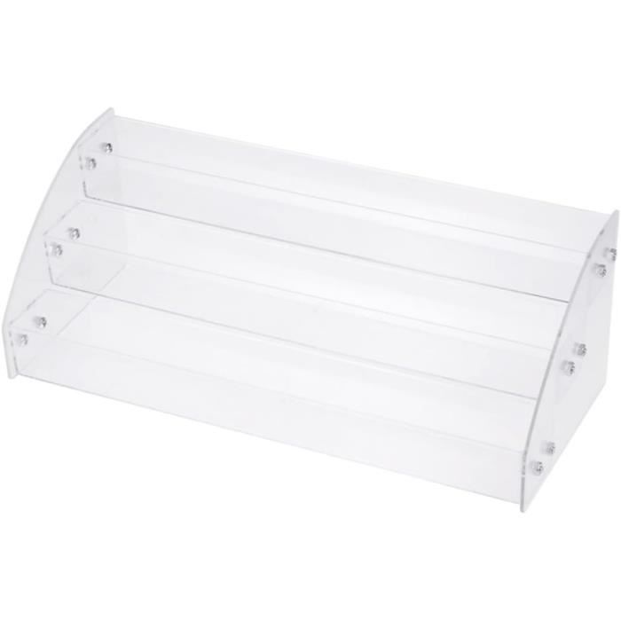 Présentoir à Pièces Acrylique – 4 Niveaux, 12 Rangements, Couvercle, Pour Collection De Monnaies, Médailles Et Badges