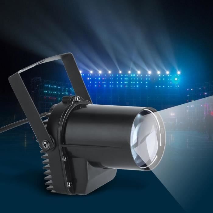 Tête Mobile LED Monoprice 30W - Effet Faisceau Avec Gobos Et 7 Couleurs - Ouvert