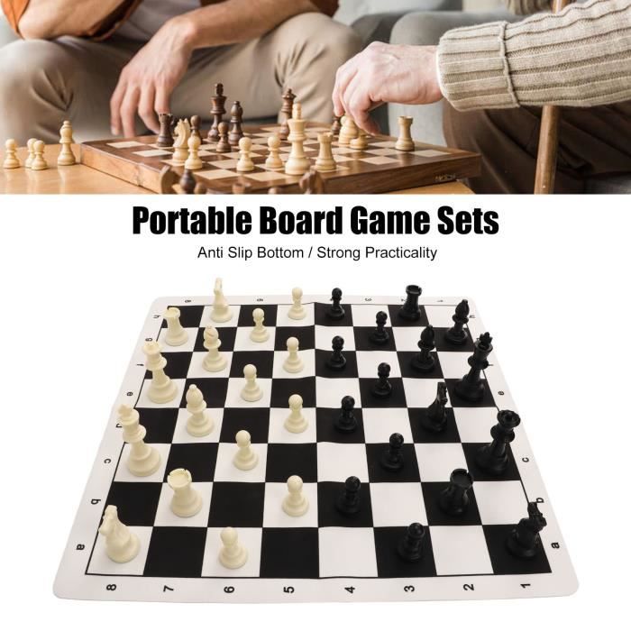 Échecs En Verre Poli3 En 1 Jeu D'Échecs De Voyage Pliant Jeu D'Échecs Portatif De Backgammon