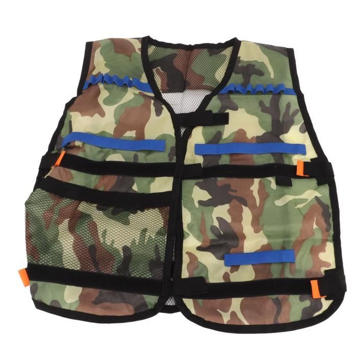 Gilet Tactique Enfants pour Series, avec 60 fléchettes, étui à fléchettes, Bracelet, Masque Facial,chargeurs Lunettes(Bleu + Vert) - Jeux - Jouets Gilet Tactique Enfants pour Series, avec 60 fléchettes, étui à fléchettes, Bracelet, Masque Facial,chargeurs Lunettes(Bleu + Vert) - Jeux - Jouets