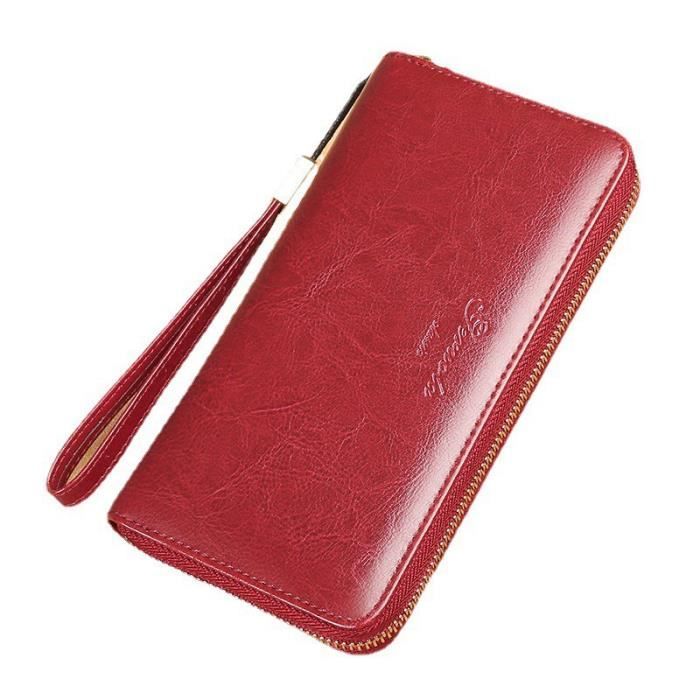 Grand Portefeuille Pour Femme En Cuir Synthétique Souple - Petit