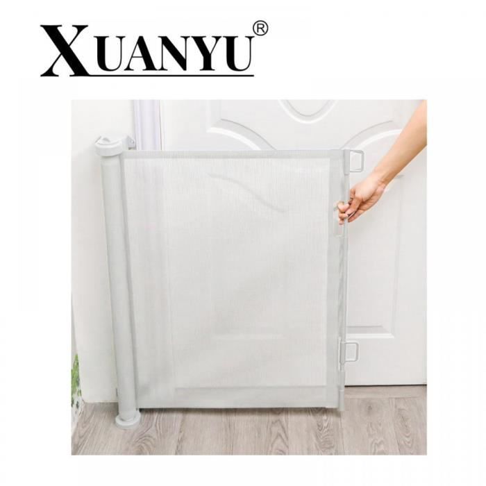 Andizun Barriere de Securite Retractable 0-140cm, Barriere de Securite Enfant Extensible