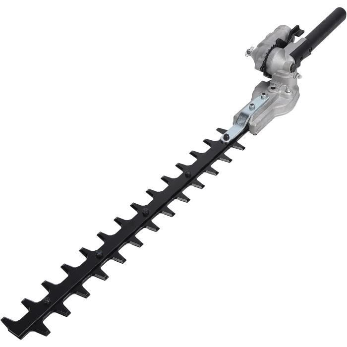Tête De Taille-Haie 26mm - Accessoire Compatible Tube 26mm 9 Dents, Double Lame Acier Manganèse