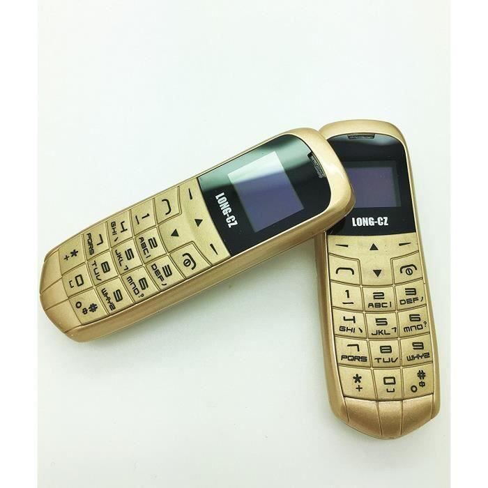 LONG GZ J8 Mini 2G GSM Cellulaire Téléphone Portable Casque de Musique  Smart Ecouteur Bluetooth 3.0 Écran pour Android IOS G QK00246 - Cdiscount  Téléphonie