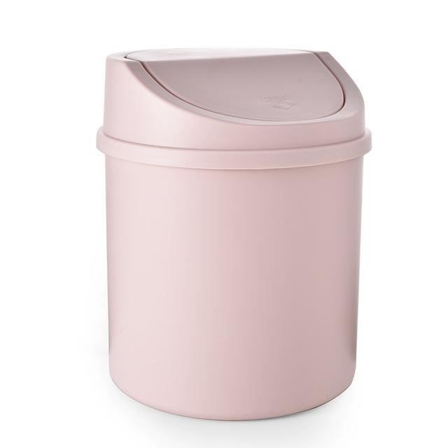 Mini Poubelle De Table Avec Couvercle Rabattable | Pour Bureau, Salle De Bain, Cuisine | Design Compact, Facile à Nettoyer, Anti-odeurs