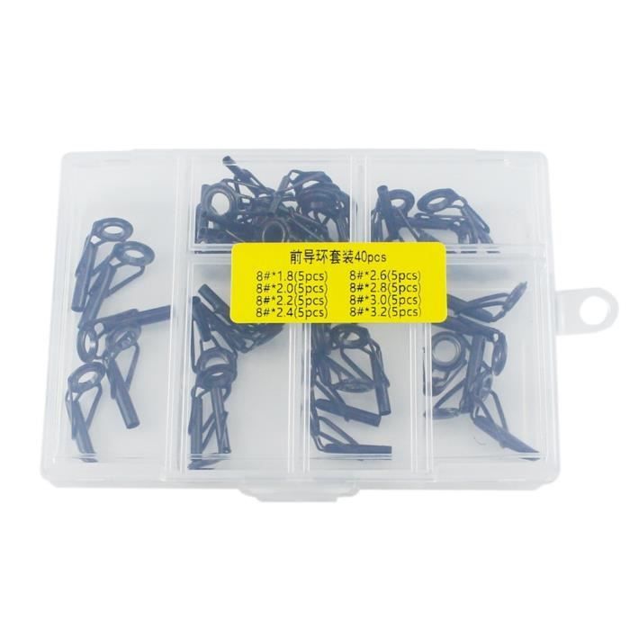 Anneau De Guidage Supérieur Pour Canne à Pêche – 4,5 Mm, Cadre Inox, Cerclage Céramique – Réparation Ou Remplacement, Protection De Ligne