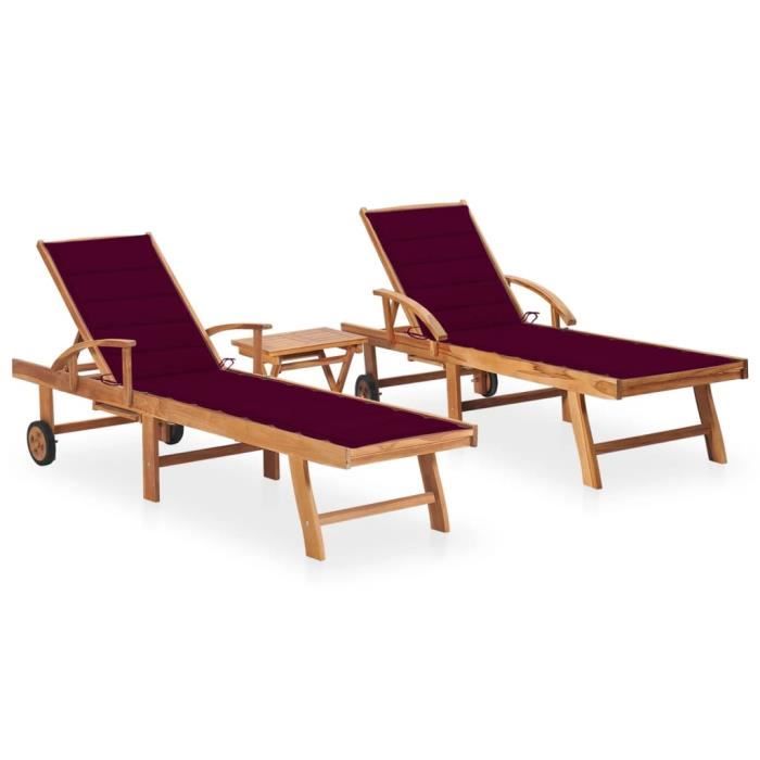 Chaise Longue Réglable En Bois Izrielar Avec Accoudoirs - Pliante Intérieur Extérieur Jardin Terrasse, Bleu Et Blanc