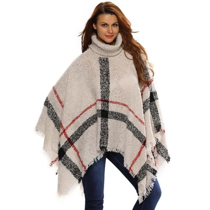 poncho hiver